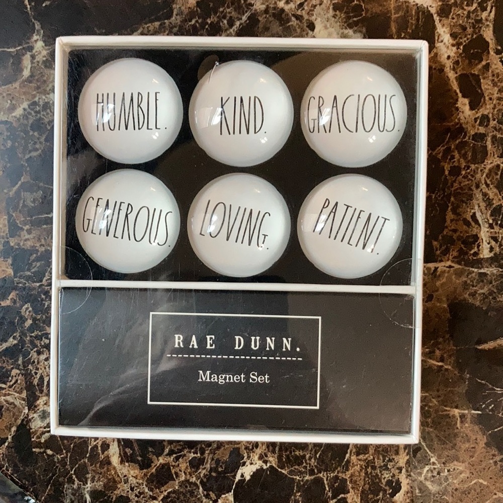 Rae Dunn Magnet Set NIB